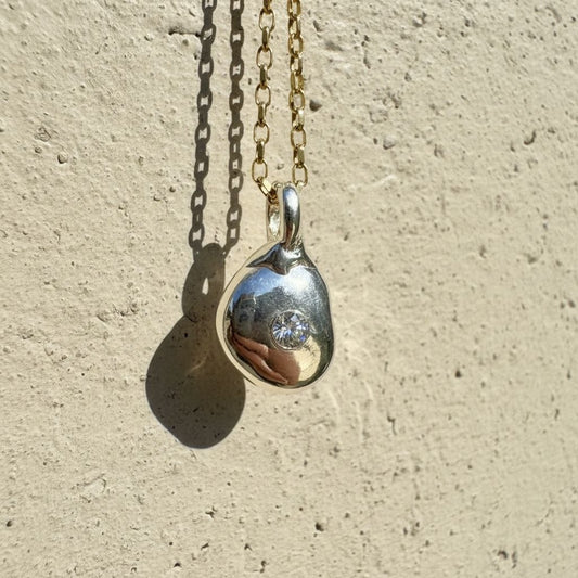 A Pebble Pendant (Made to Order)