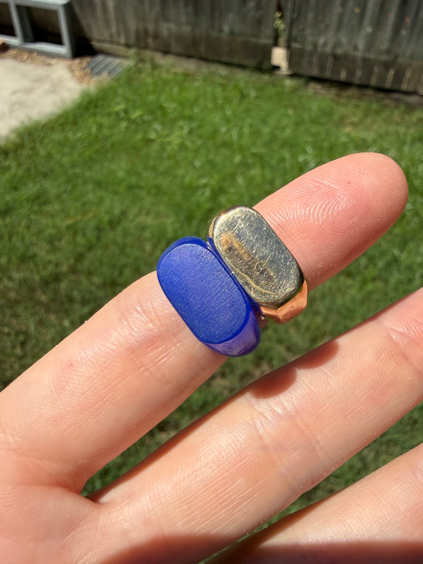 The Gold Bar Signet Ring (Size M)