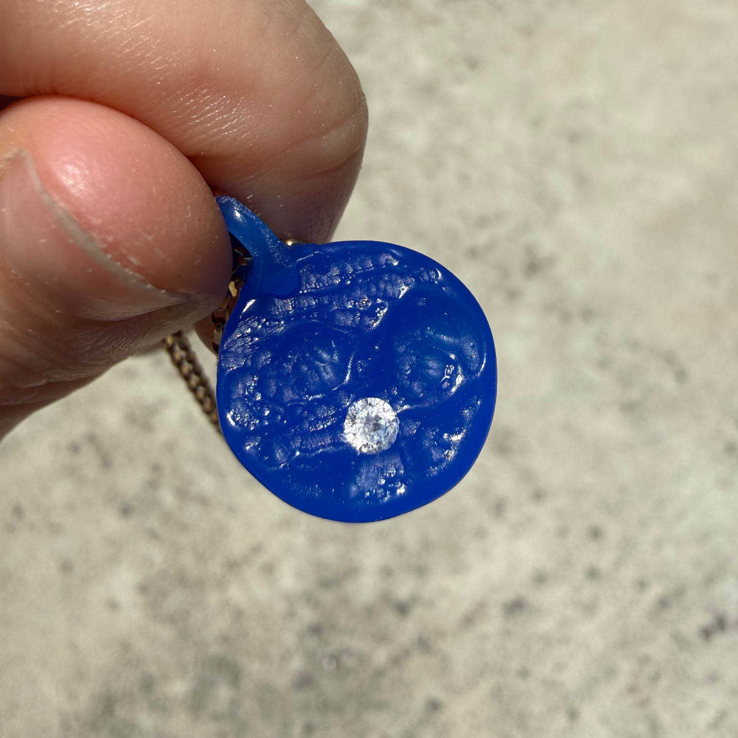 An Unearthed Diamond Pendant