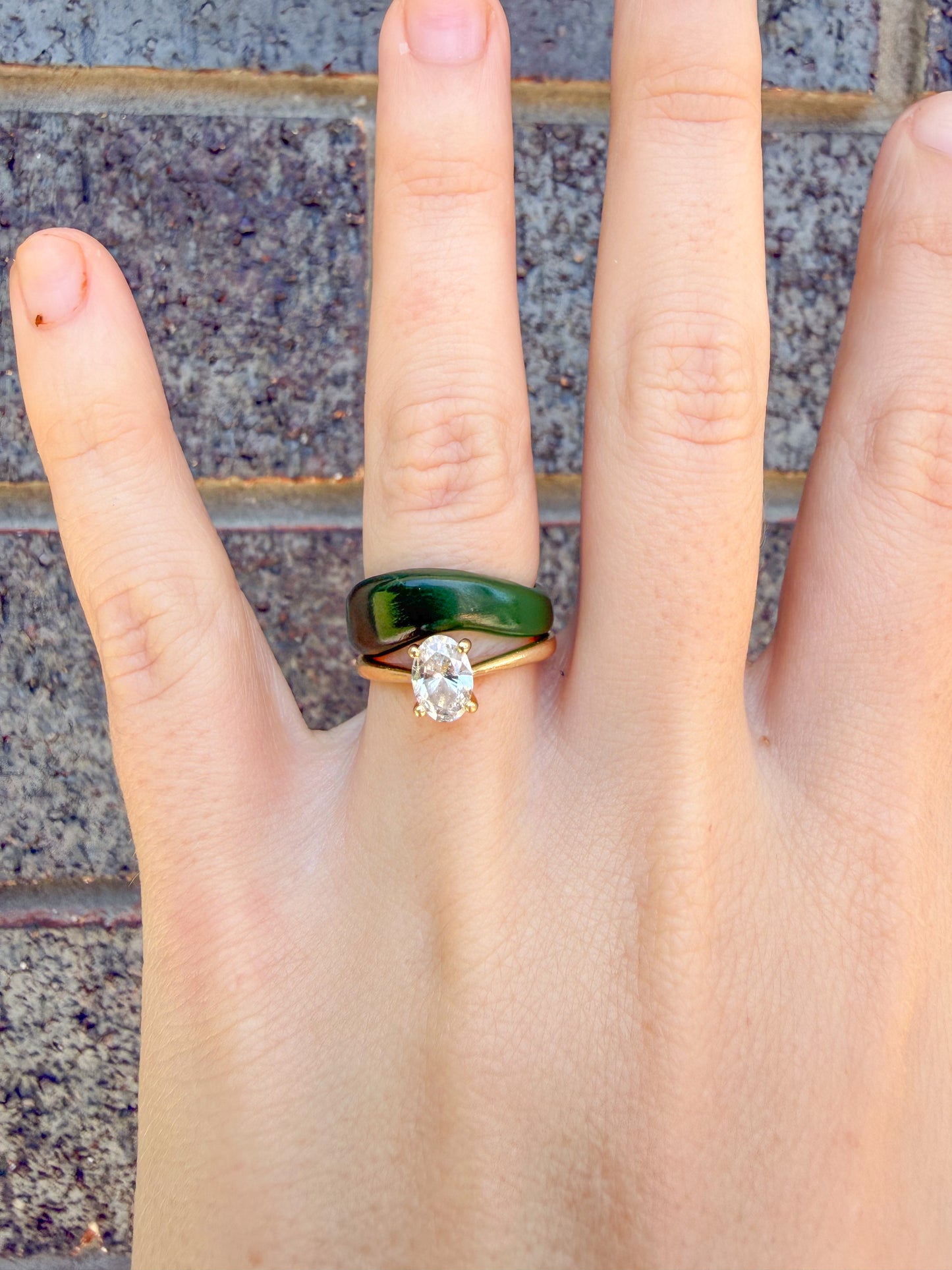 Cresting Wave 9ct Yellow Gold Ring (Wax Model, Available to Cast)