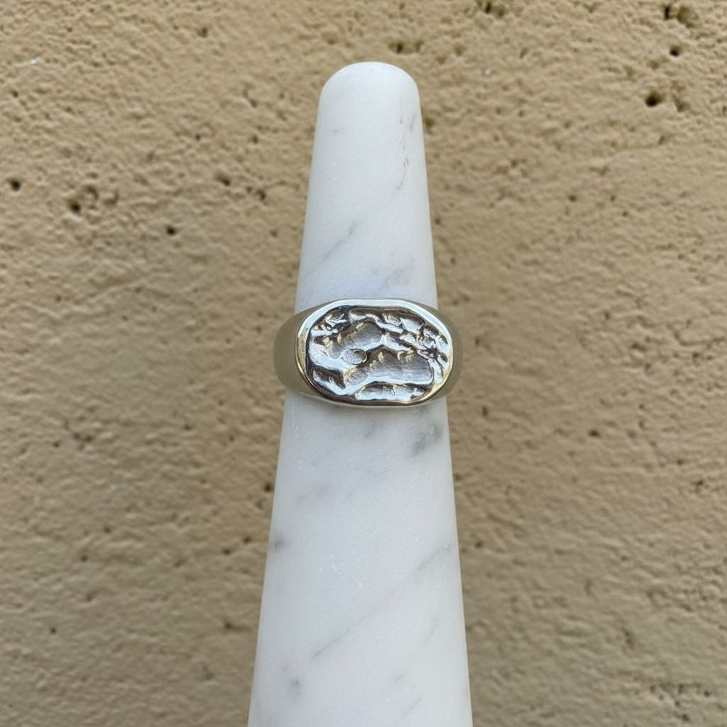 Unearthed Pinkie Signet Ring (Size H)