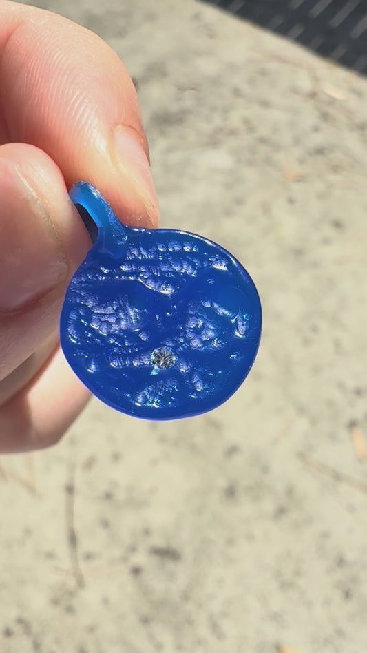 Unearthed Single Stone 9ct Yellow Gold Pendant (Wax Model, Available to Cast)